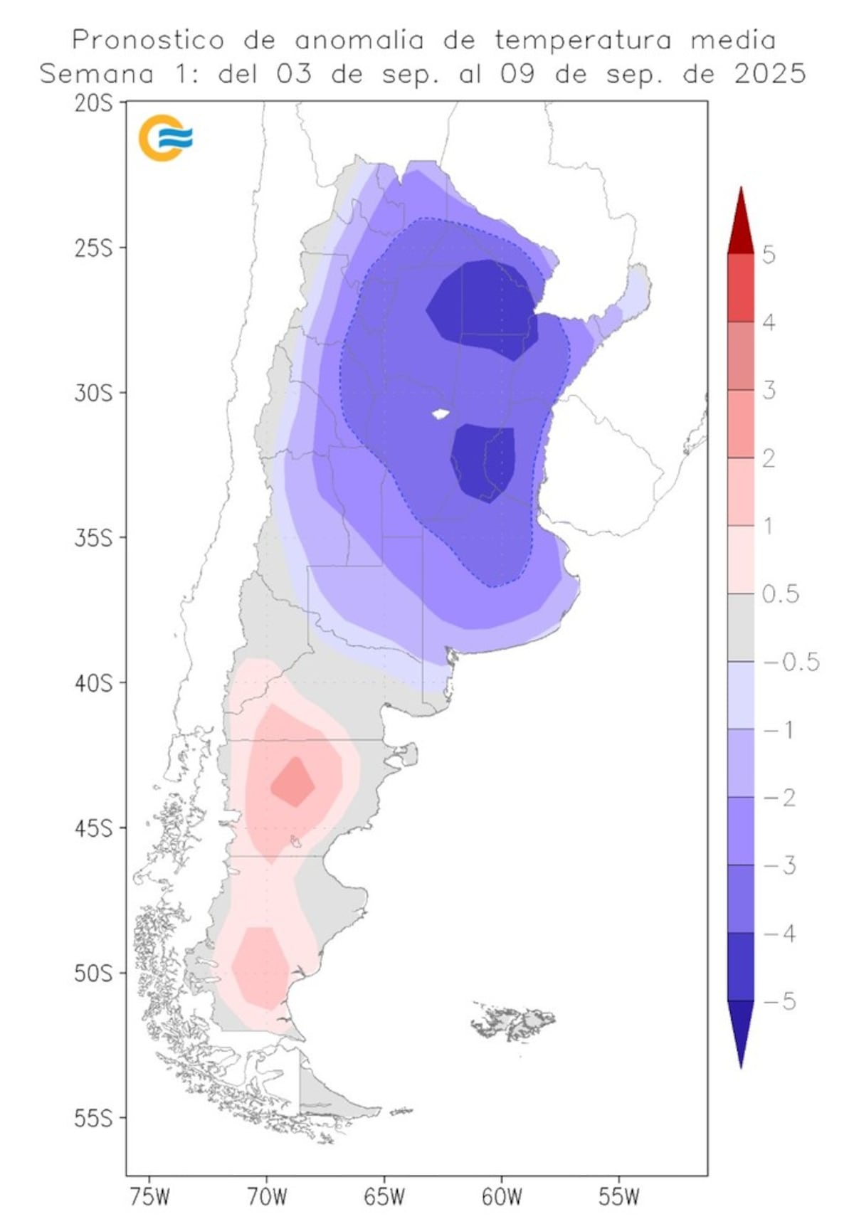 Los días fríos se extenderán por varias jornadas en los primeros días de septiembre.