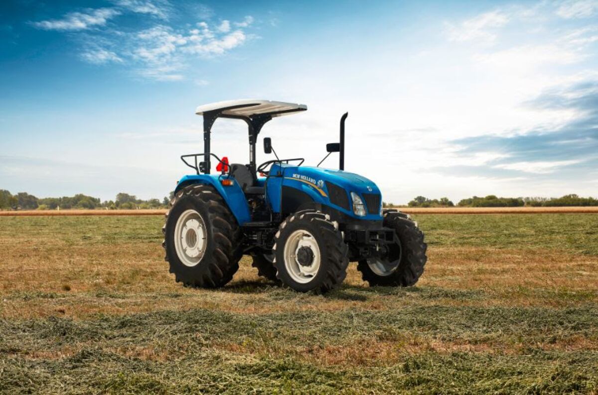 Así es el tractor de baja potencia que comenzó a producirse en Córdoba. (Gentileza New Holland)