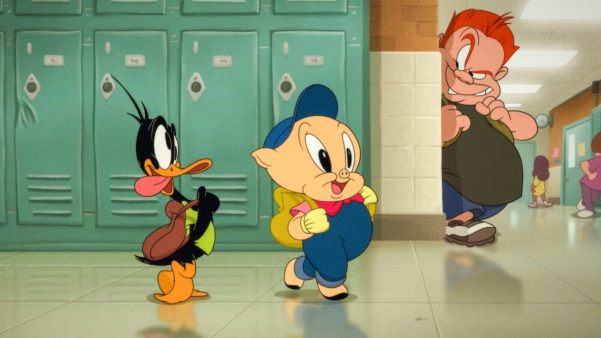 "El día que la tierra explotó". Porky y el Pato Lucas llegan a los cines en una comedia desopilante que promete conquistar a niños y nostálgicos por igual. (BF Distribution)