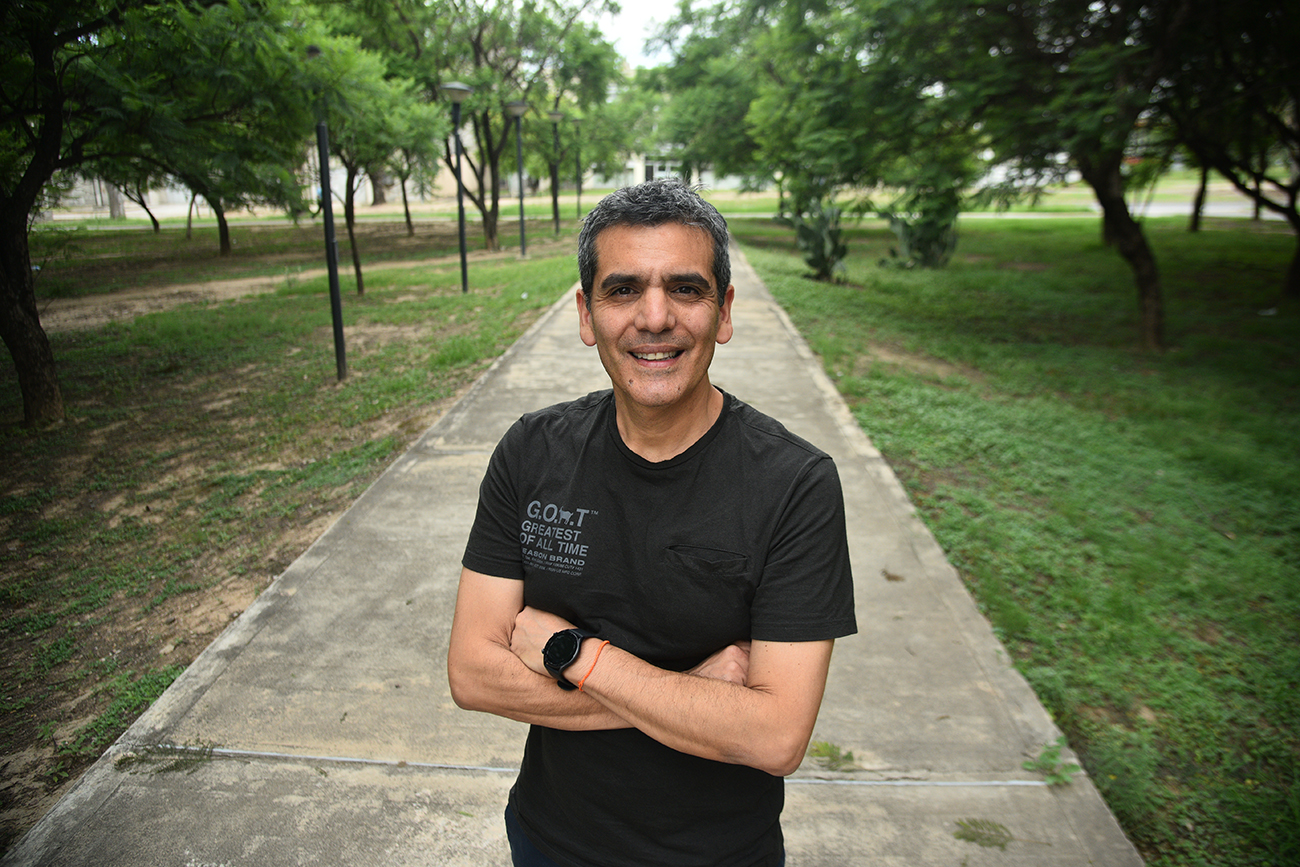 Santiago Palma es doctor en Ciencias Químicas y un entusiasta impulsor de la vinculación entre los mundos emprendedor y académico. (Pedro Castillo / La Voz)