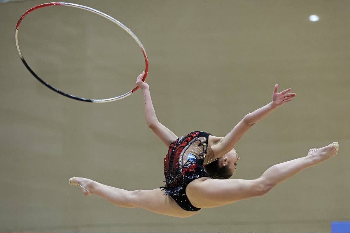 Agostina Vargas Re, la gimnasta del Club Municipalidad que representará a Argentina en el Mundial de Río de Janeiro. (Gentileza Sandra Re)