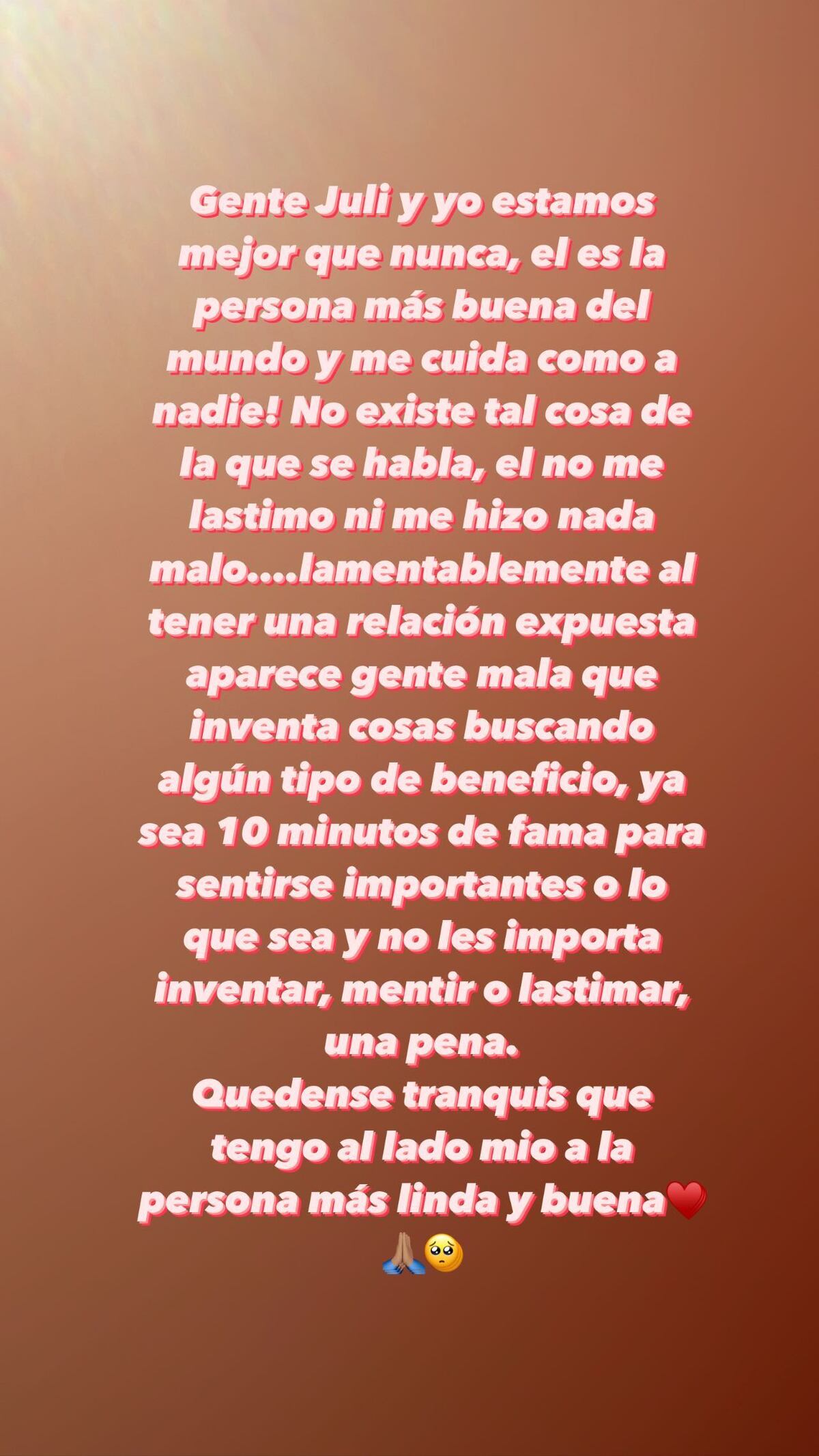 El tajante descargo de María Becerra tras los rumores de infidelidad de J Rei: “Buscan diez minutos de fama”.