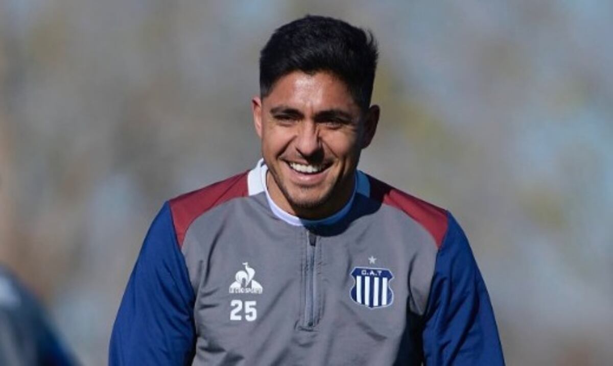 Cristian Tarragona quiere su lugar en Talleres. (Prensa Talleres).