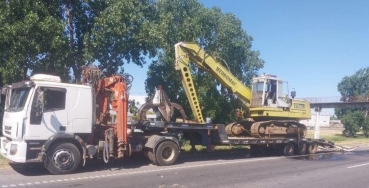 Rosario: cayó un puente peatonal sobre Circunvalación (Gentileza)