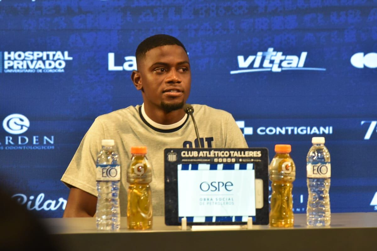 Luis Miguel Angulo, nuevo refuerzo de Talleres. Viene de Colombia. (Facundo Luque La Voz)