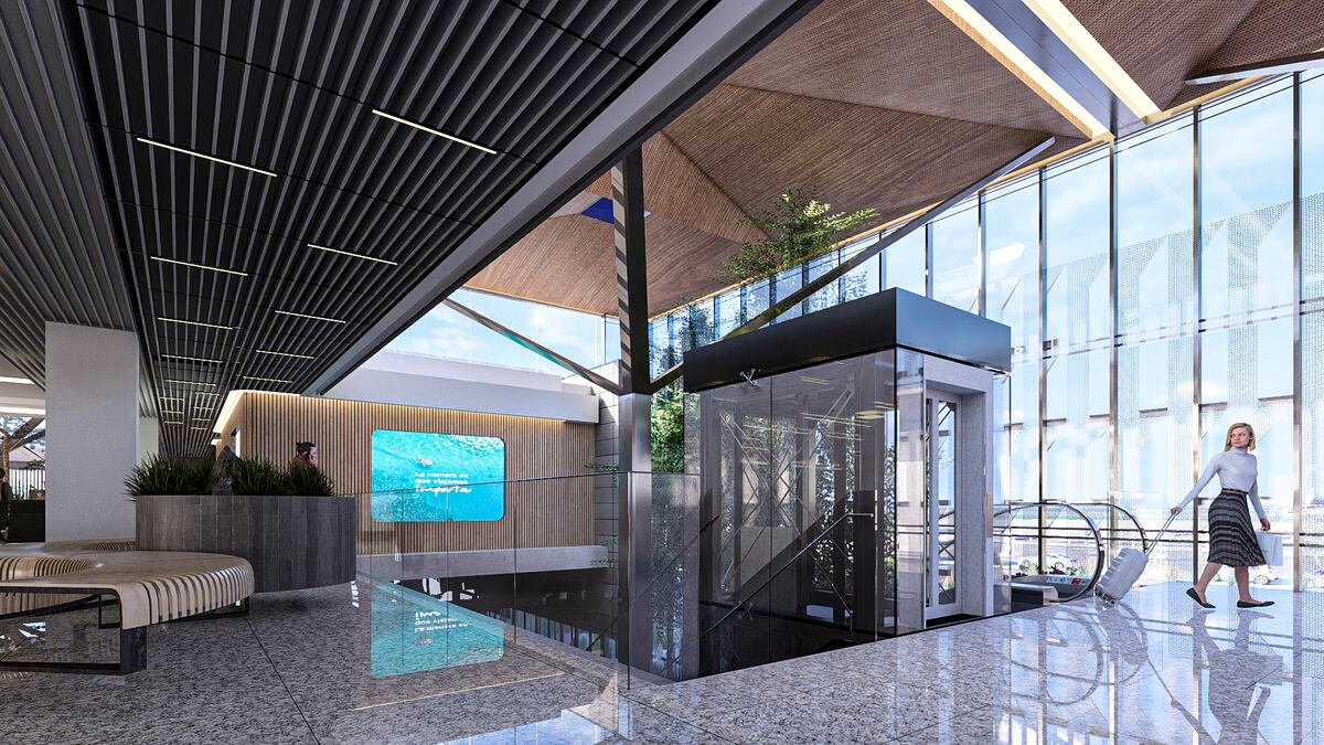 PROYECTO. Así se verá el Aeropuerto Córdoba con la nueva ampliación anunciada. (Aeropuertos Argentina)