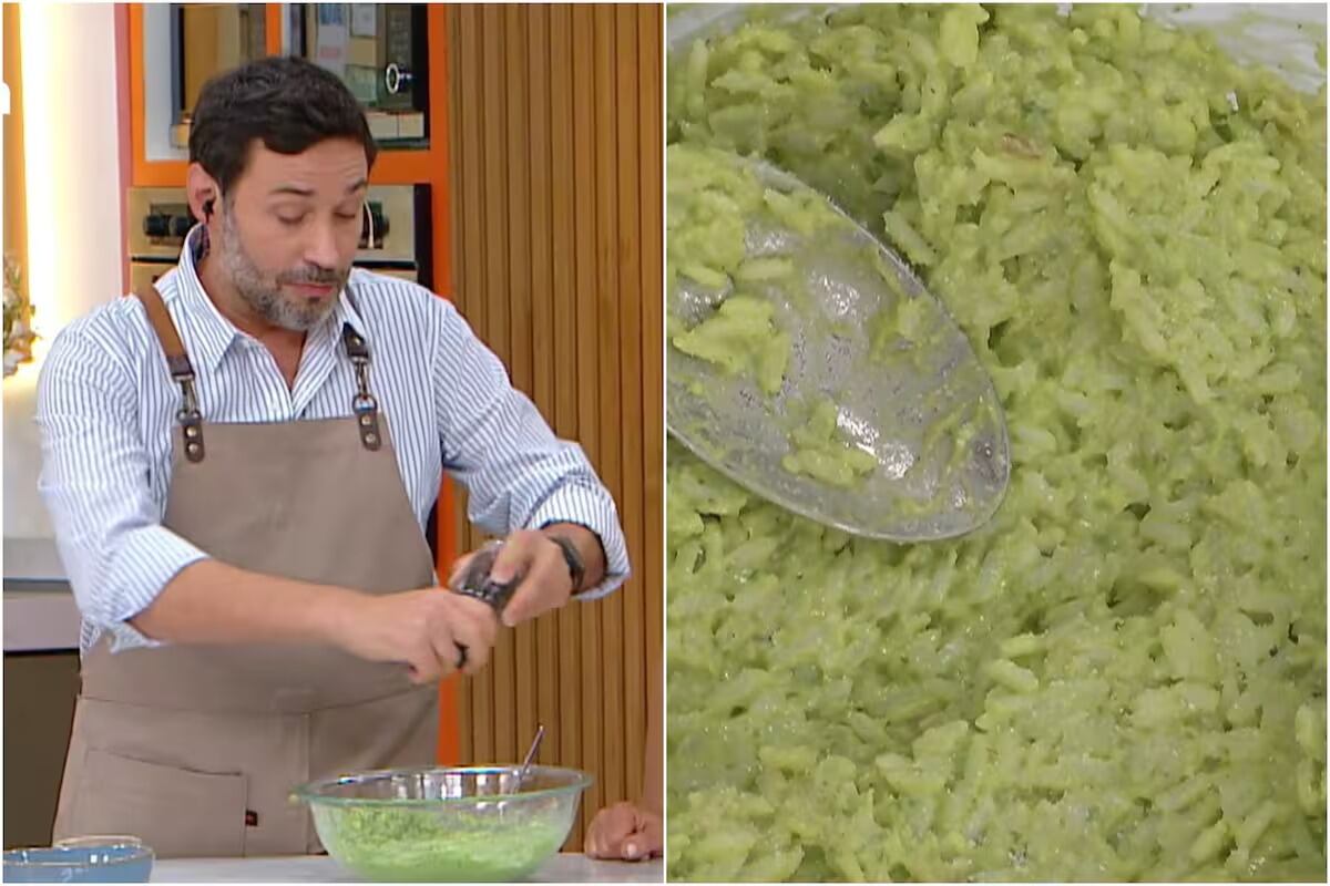 Coco Carreño reveló el truco para su arroz verde, fresco y versátil.