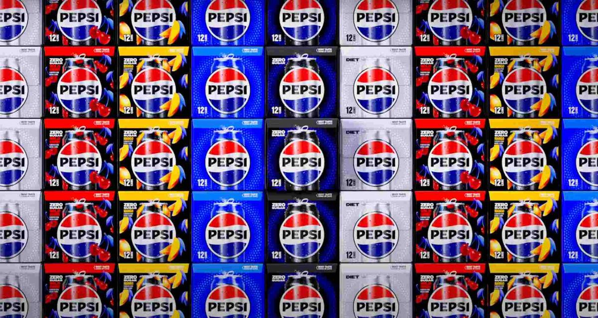 Más imágenes del nuevo logo de Pepsi.