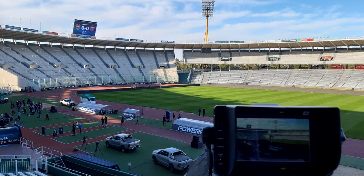 Así está el estadio Mario Alberto Kempes para recibir la final entre Boca y Tigre. (Agencia Córdoba Deportes)