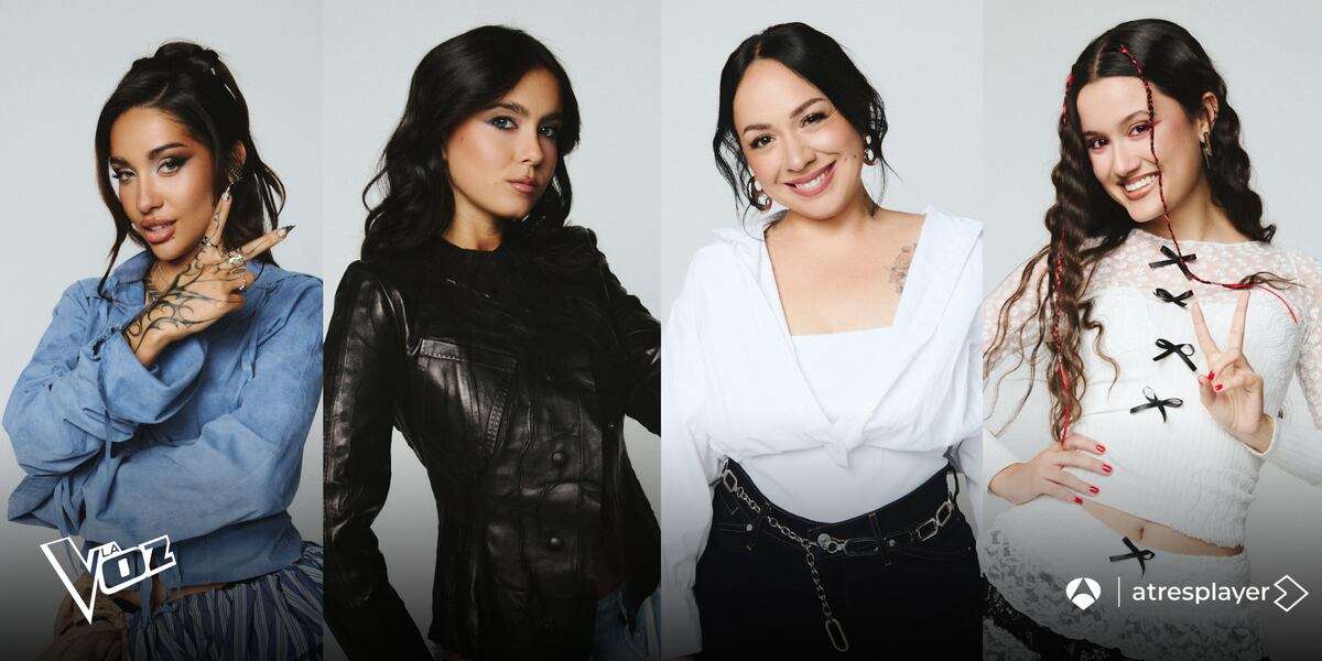 La Voz España 2025: Joaquina acompañará a Malú, Carla Morrison estará con Mika, Chiara Oliver se suma al team de Pablo López y María Becerra aconsejará a Sebastián Yatra (Gentileza Prensa Antena 3)