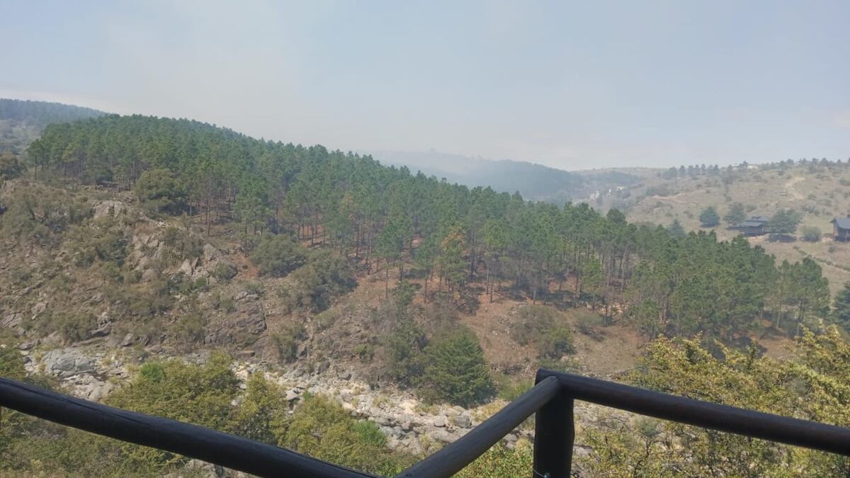 Incendios en Córdoba en la zona de Loma del Tigre. (Gentileza)