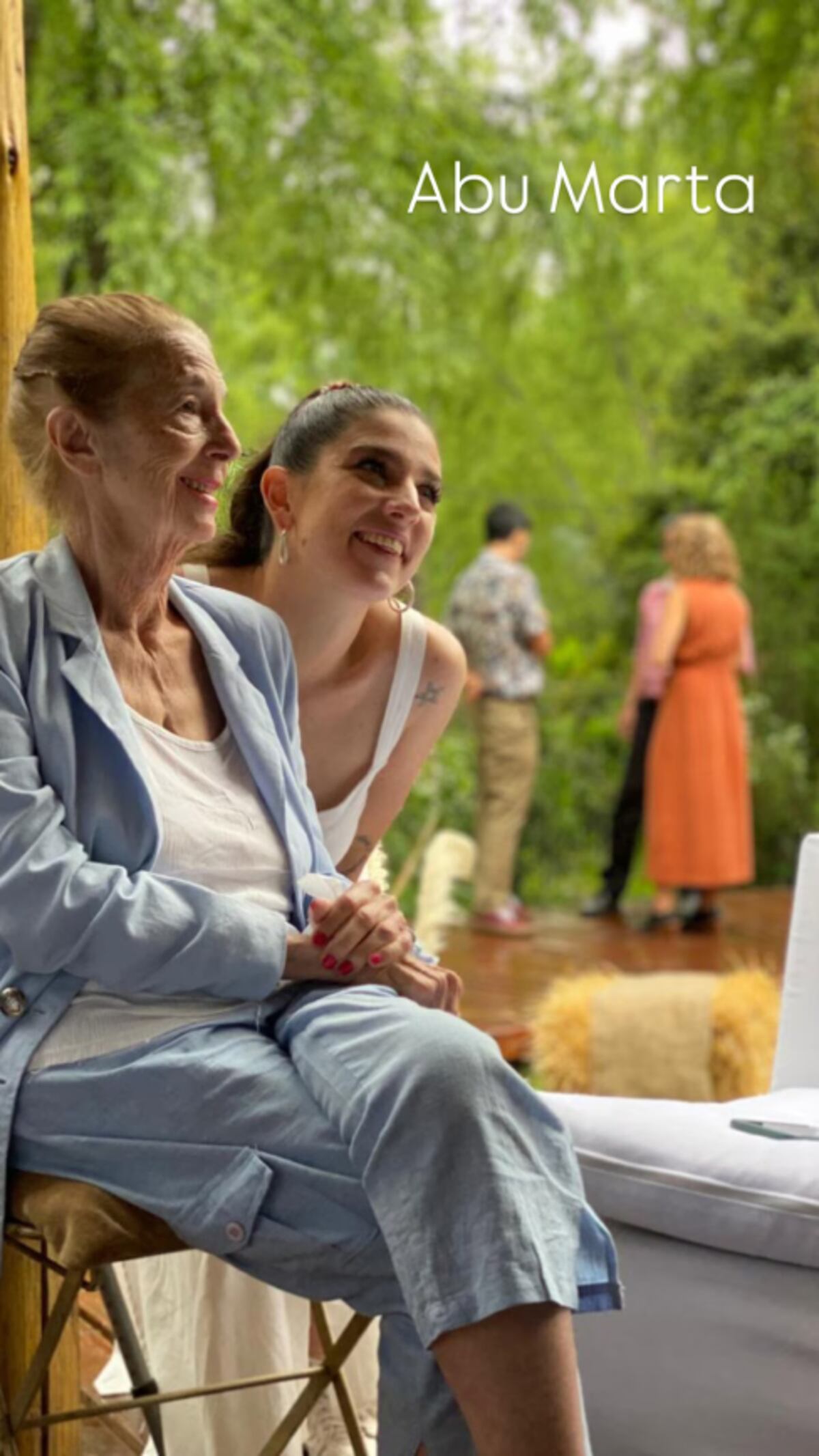 Juana Repetto despidió a su abuela. (Instagram)