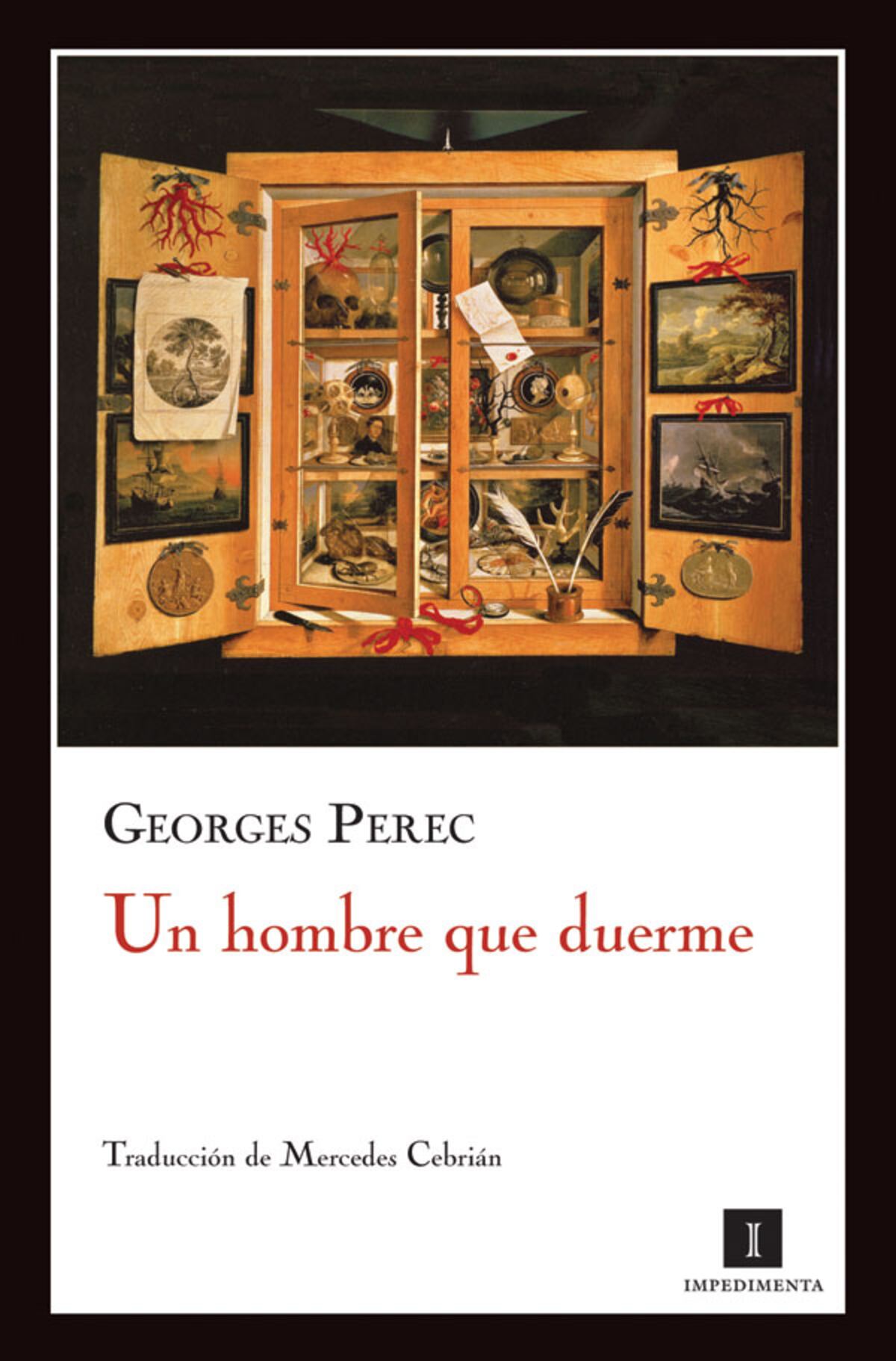 Novela "Un hombre que duerme".