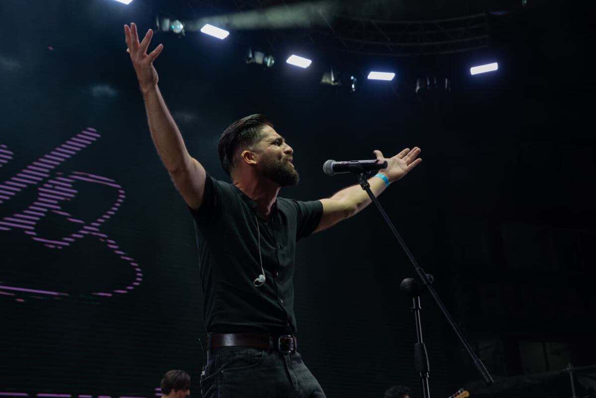 Chequelo, el caroyense que abrió el escenario Martín Fierro. (Prensa del Festival).