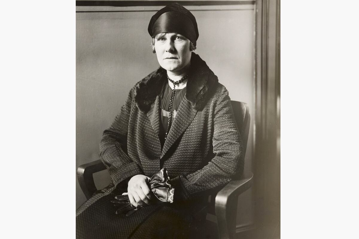 Ruth Snyder en el juicio.