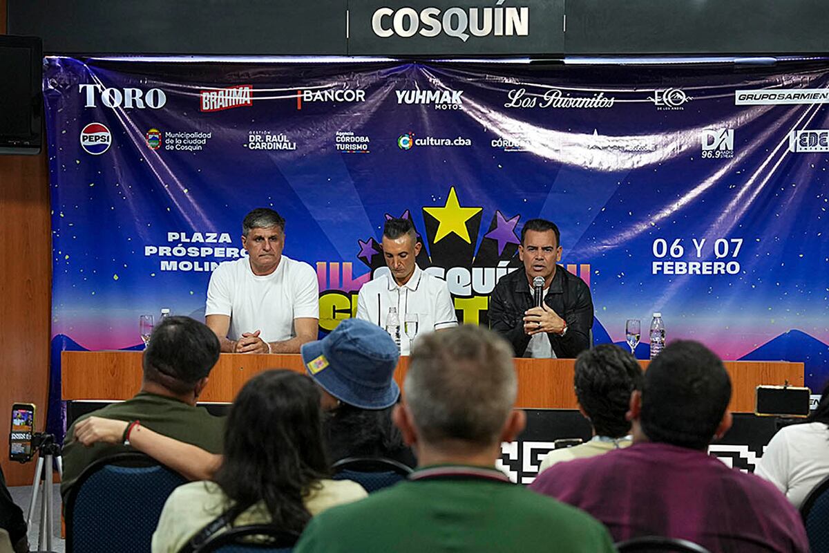 Cosquín Cuarteto: El presidente de la Agencia Córdoba Cultura, Marcelo Rodio acompañó al festival.
