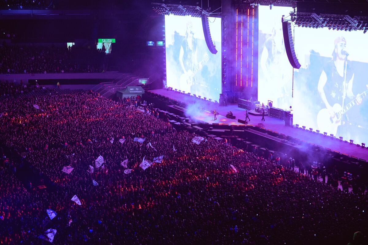 Airbag en River. (DF Entertainment e @irishsuarez)