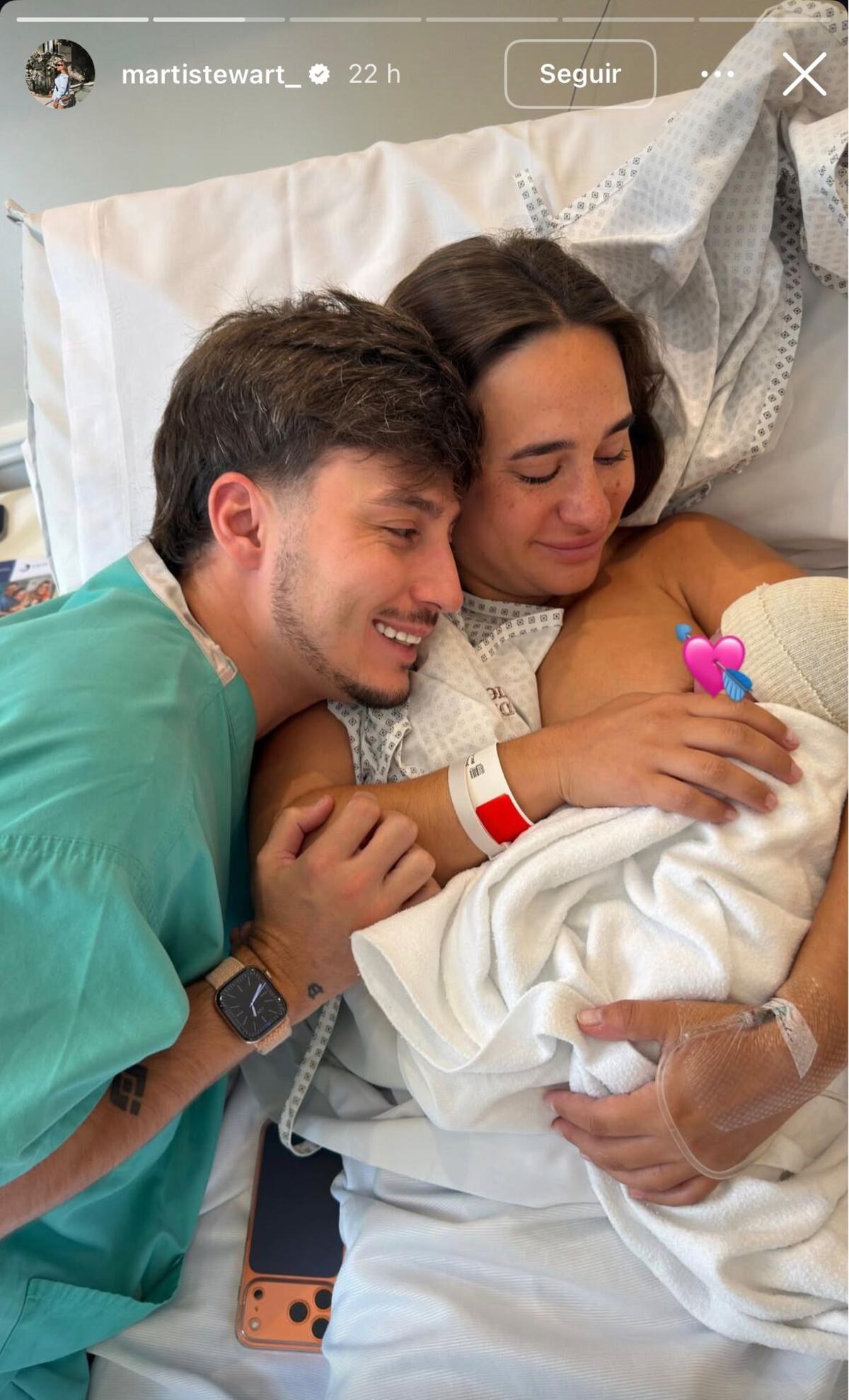 Martina Stewart, ex Gran Hermano 2022, fue mamá por primera vez: Entrega absoluta (Captura de pantalla)