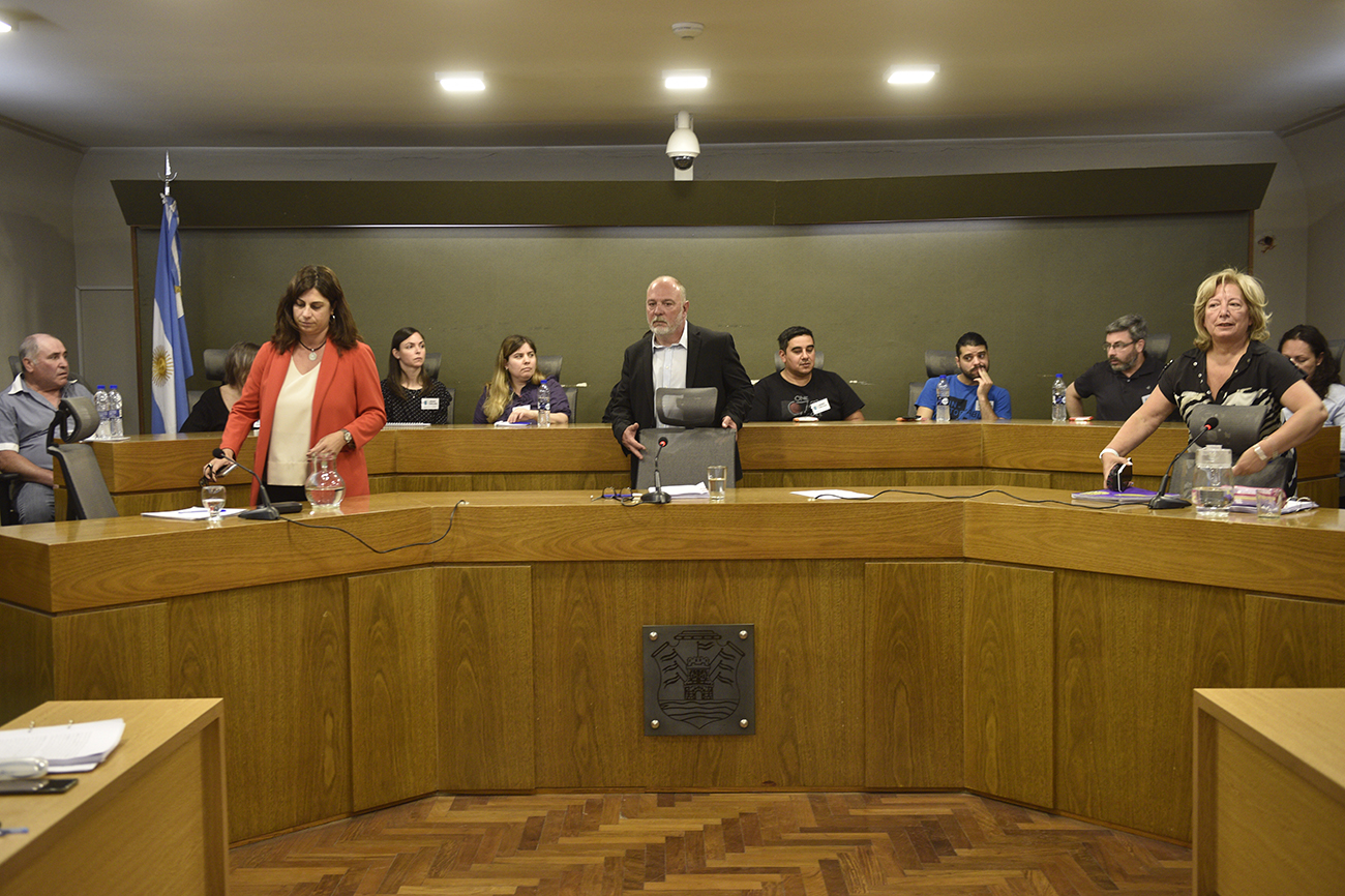 Jurado. El tribunal técnico de la Cámara 12ª del Crimen y los jueces populares que dictaron sentencia unánime. (Ramiro Pereyra)