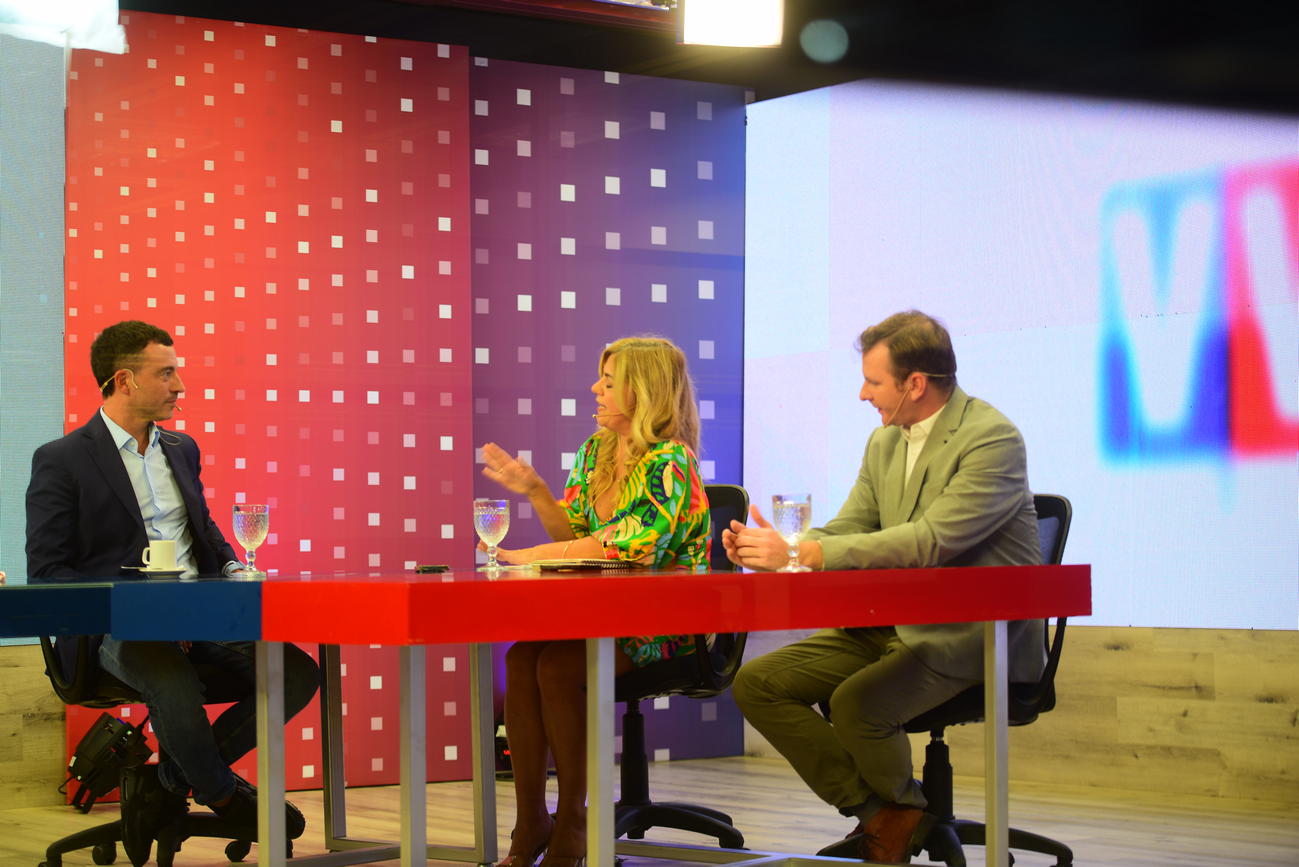 Rodrigo de Loredo diputado nacional por la provincia de Córdoba, en el programa Voz y Voto. (César Heredia / La Voz)