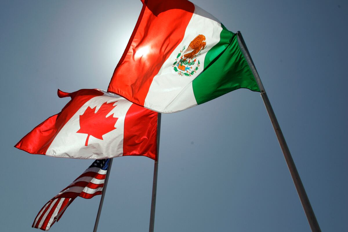 Tratado entre México, Estados Unidos y Canadá (T-MEC) en 2020. El T-MEC, reemplazó al Tratado de Libre Comercio de América del Norte, el TLCAN.