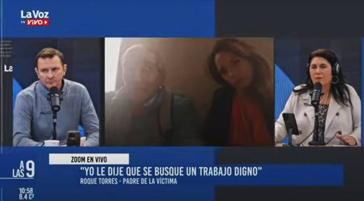 Roque Torres, papá de Brenda Torres, hablando sobre el crimen de su hija con La Voz en Vivo.