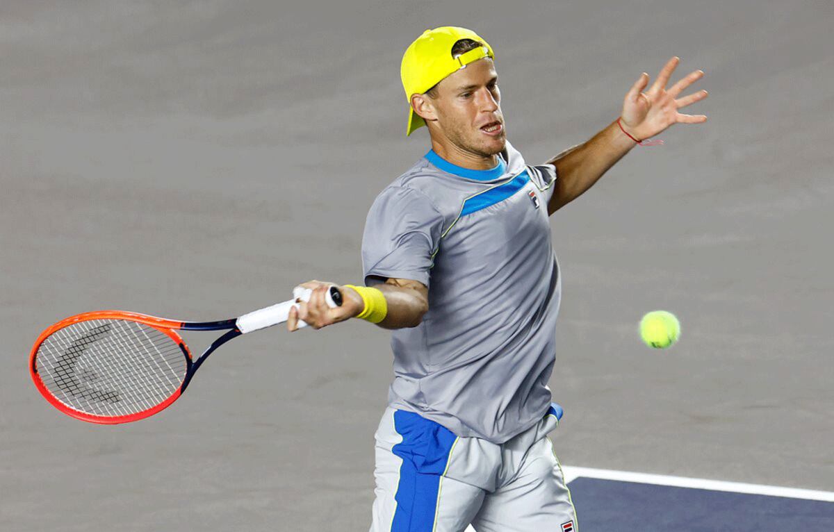 Diego Schwartzman recibió una invitación para jugar el ATP de Los Cabos pero no la pudo aprovechar: cayó en el debut frente a un jugador surgido de la qualy. (Los Cabos Tennis Open)
