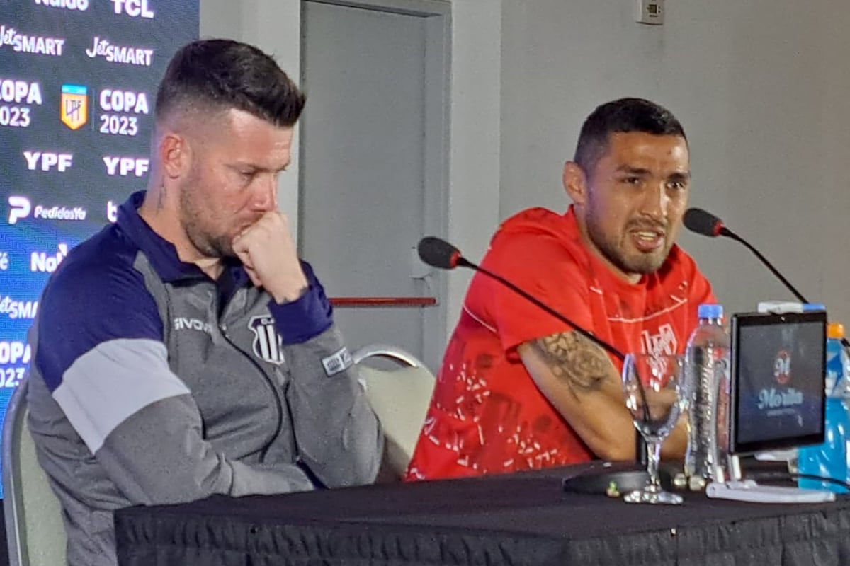 Conferencia de prensa del clásico entre Talleres e Instituto por la cuarta fecha de la Zona A de la Copa de la Liga Profesional. (Nicolás Bravo / La Voz)