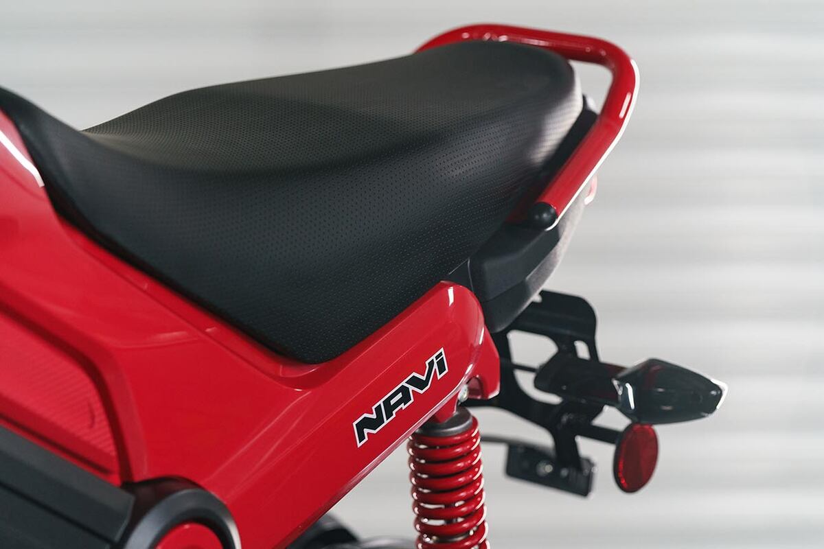 La Honda Navi está pensada para un solo pasajero.