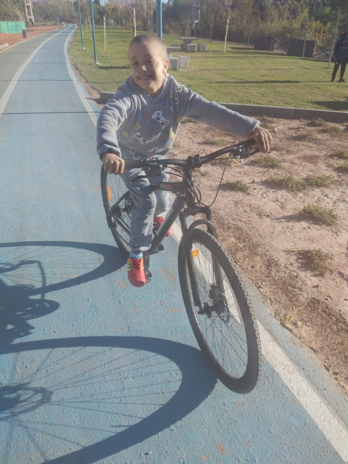Todos por Thiago, el niño de 9 años que tiene leucemia y necesita ir a Córdoba para ser trasplantado. Foto: Gentileza Soledad Corletto.