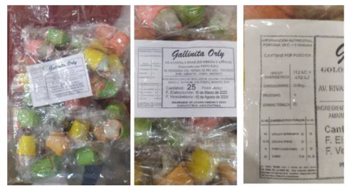 La administración nacional de alimentos prohibió la venta de una golosina muy popular. (Anmat)