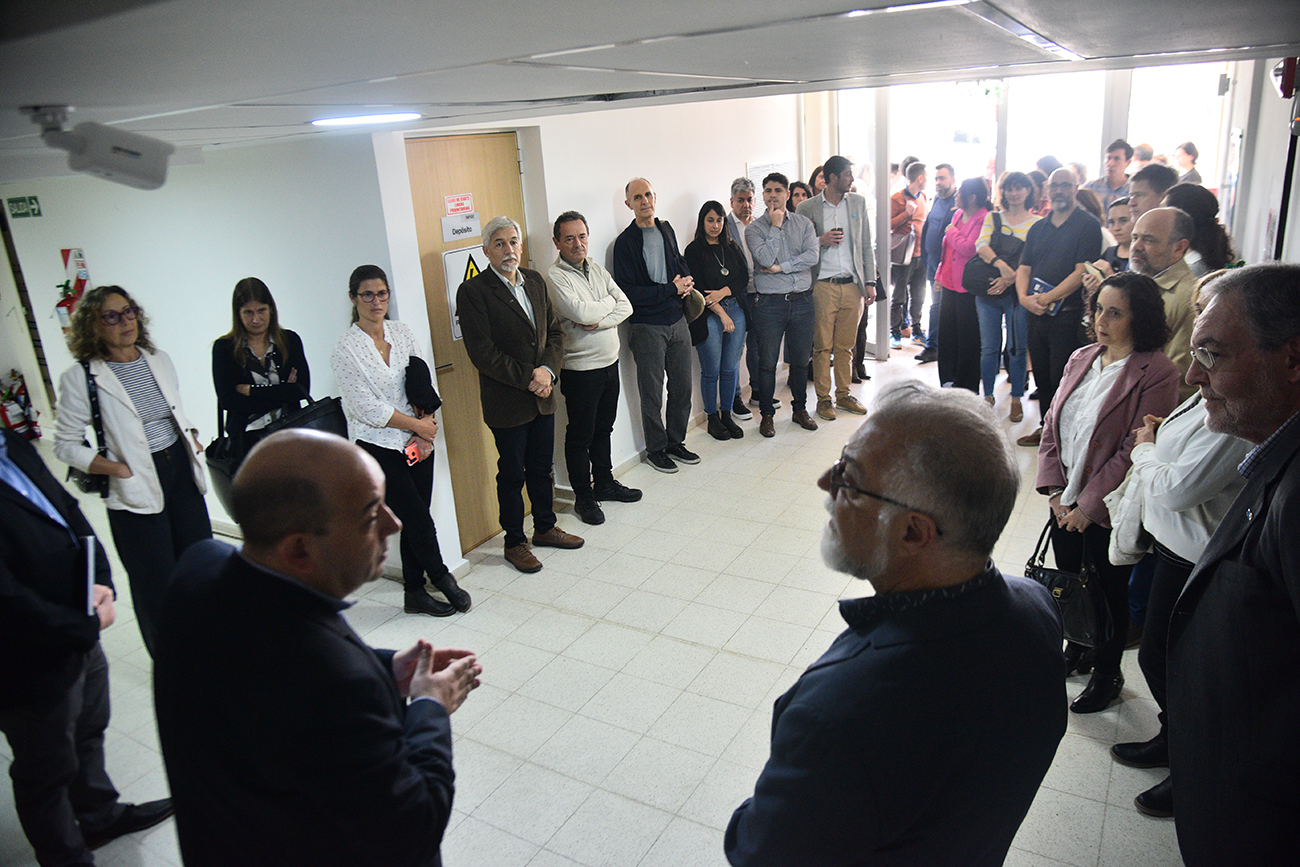 Recorrido por unidades ejecutoras e institutos de Conicet Córdoba. (Pedro Castillo / La Voz)
