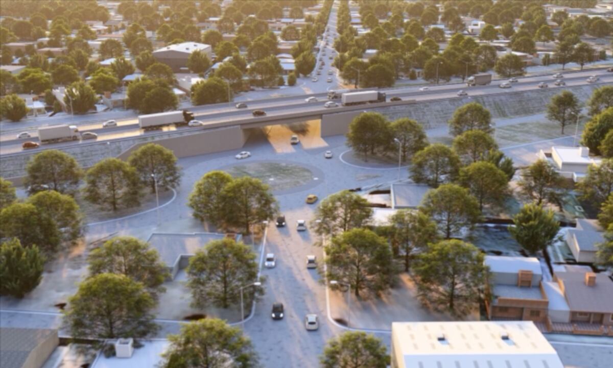 El viaducto tendrá dos carriles por sentido, con defensas de hormigón tipo New Jersey y banquinas pavimentadas. En la parte inferior se ejecutarán dos rotondas y se prolongará la avenida San Martín con veredas peatonales (Gobierno de Córdoba).