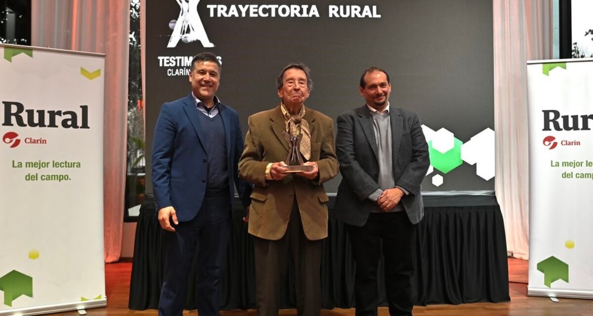 Aldo Rudi, premio a trayectoria rural.