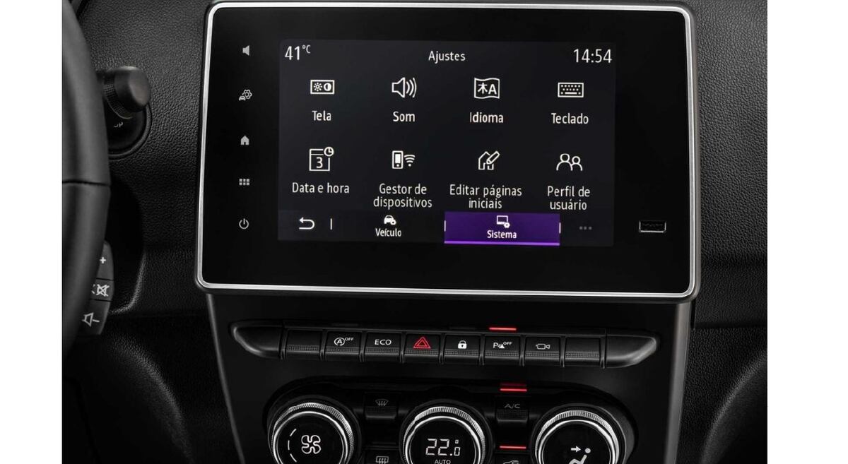 Desde la pantalla digital se puede manejar desde la consola hasta el climatizador. (Foto: Autocity)