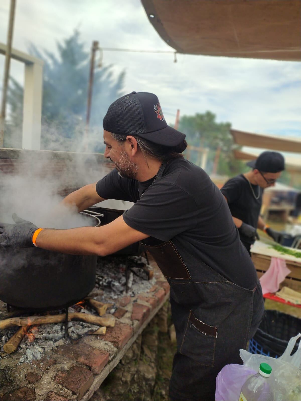 Maxi Arias, chef especializado en cocina al disco (Gentileza Maxi Arias).