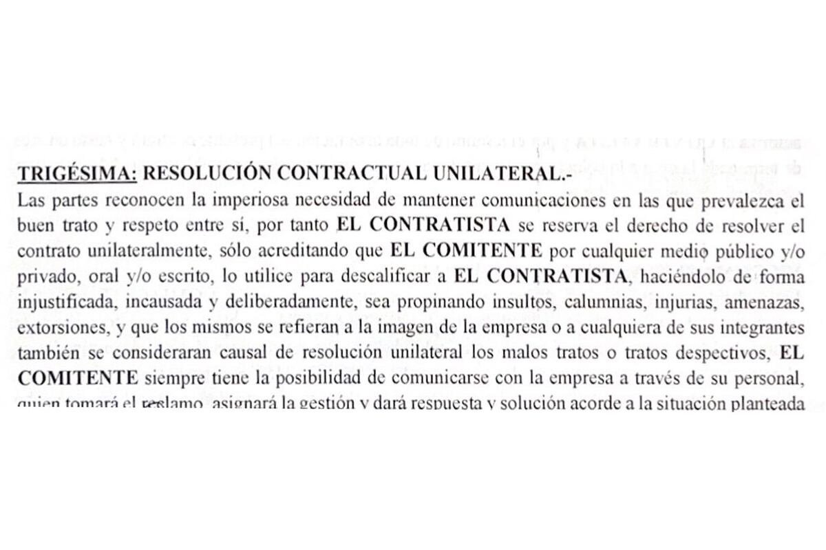 Silencio. A pesar de la disconformidad, los clientes no podían hablar mal de Márquez y Asociados. (La Voz)