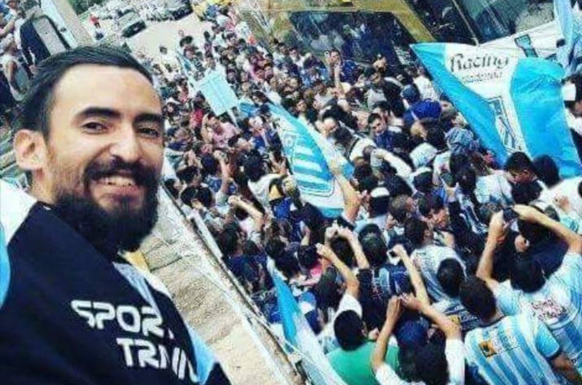 "Jony" Cherino, el hincha de Racing de Nueva Italia que quedó en la memoria de todos. (Facebook "Jony" Cherino).