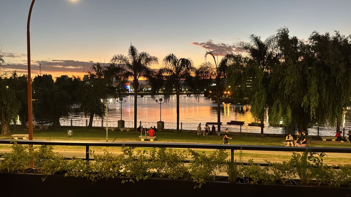 Vista desde Chance restaurante, en Carlos Paz.