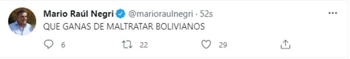 Hackearon la cuenta de Twitter de Mario Negri