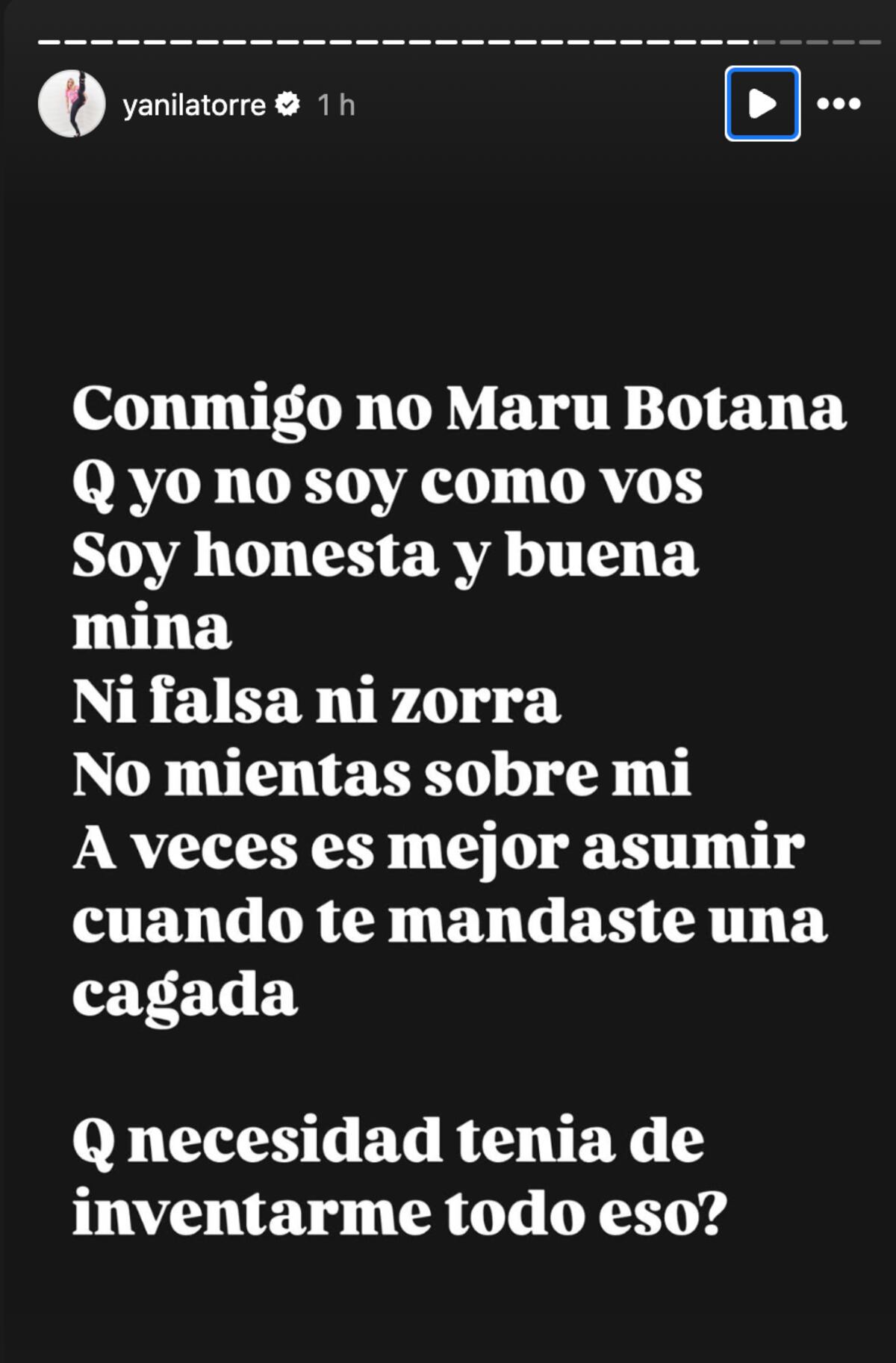 Foto: captura pantalla Instagram.