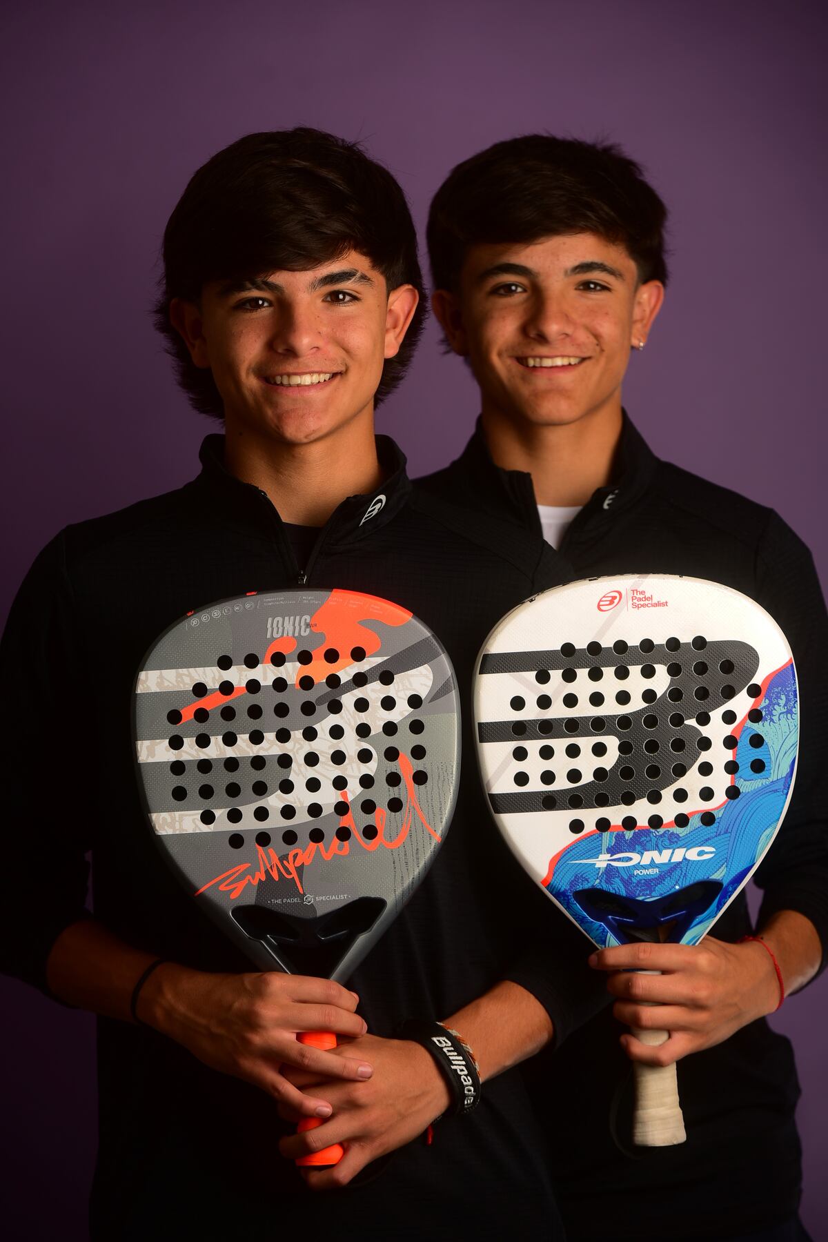 Antonio y Andrés Graupera, premio Estímulo 2025 en pádel. (Nicolás Bravo / La Voz)