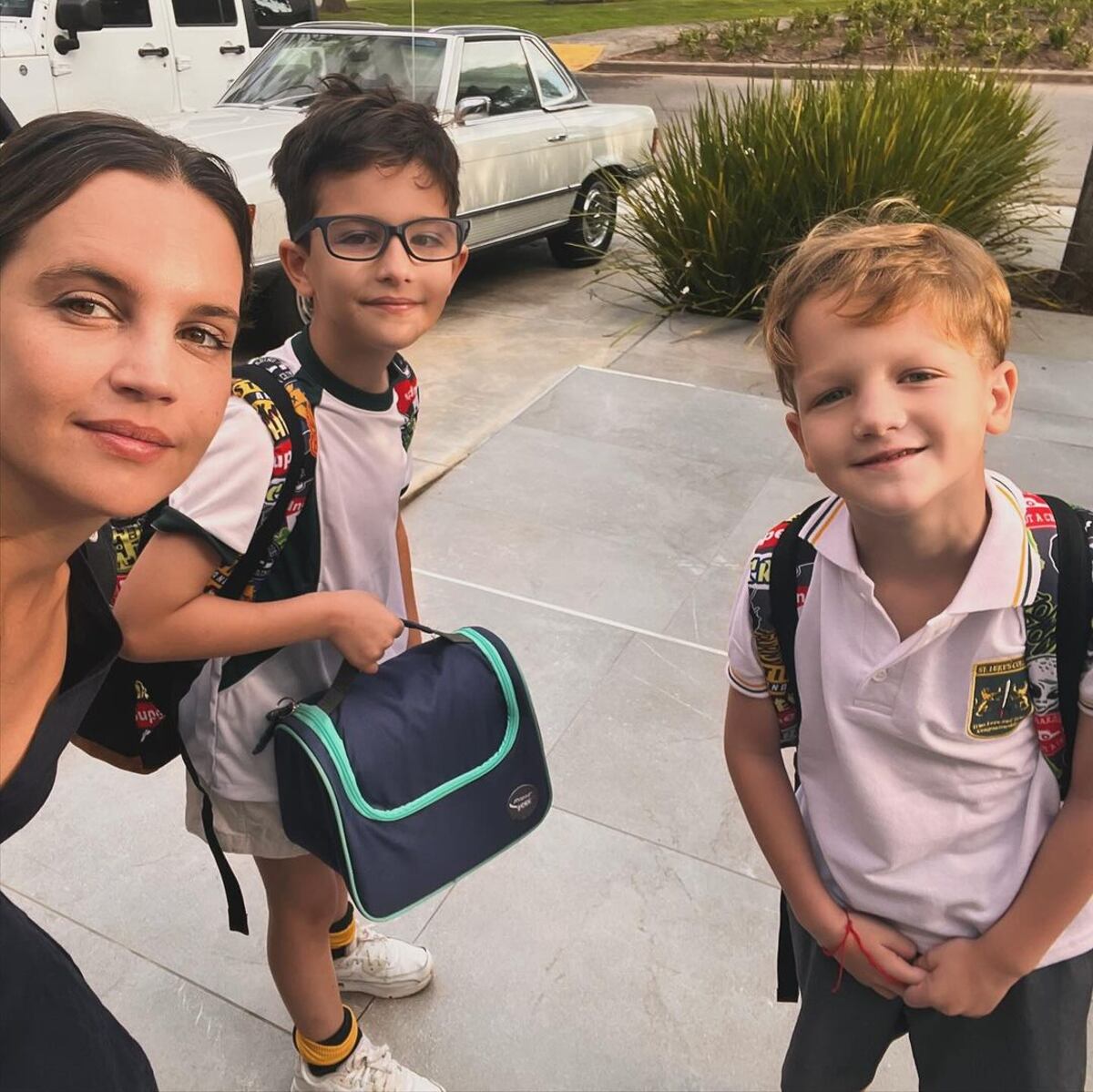 Sabrina Garciarena y Germán Paoloski tienen tres hijos: León, Beltrán y Mia. (Instagram Sabrina Garciarena)