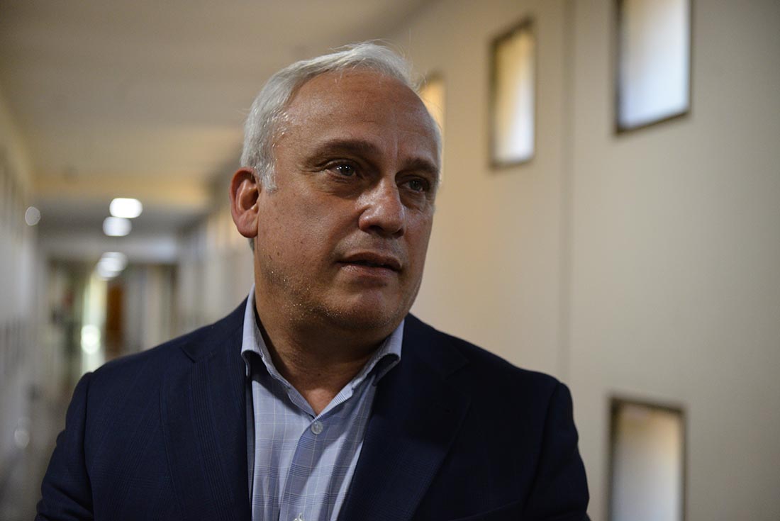 Instructor. Cristian Griffi, fiscal del Tercer Turno de Violencia Familiar y de Género. (JoséHernández)