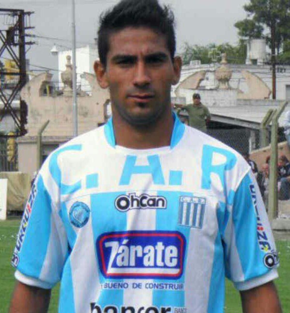 Jonathan Bay en sus comienzos en Racing. (Prensa Racing).