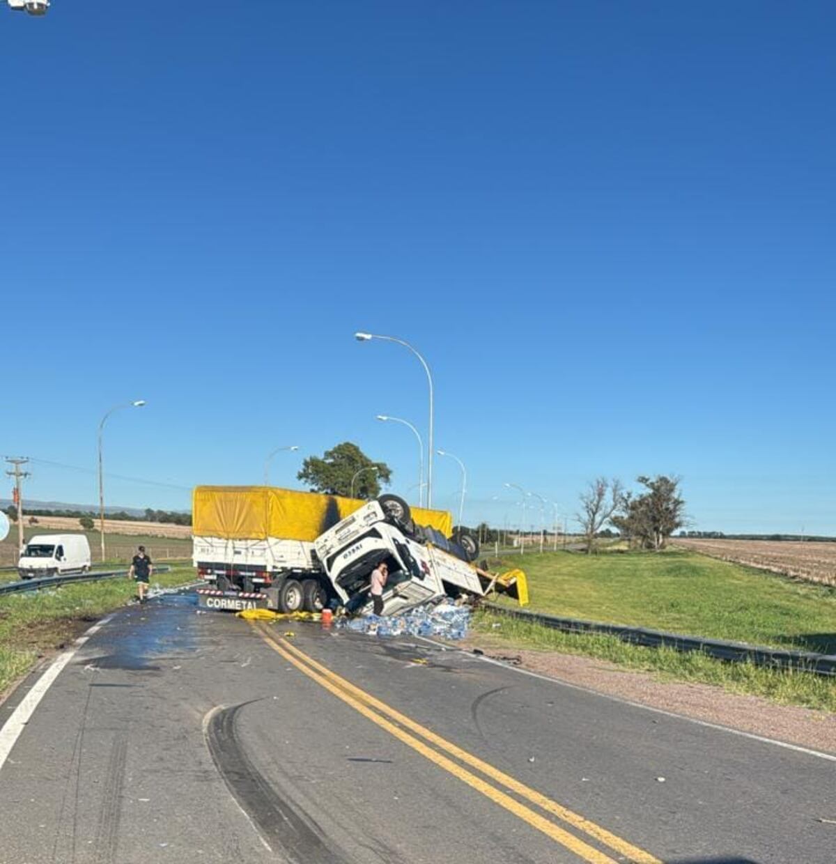 Choques en la ruta 60. (Policía)