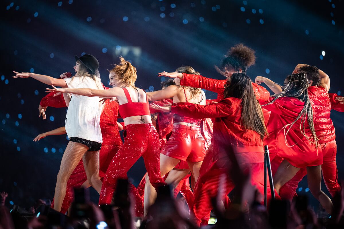 Taylor Swift, segunda noche en River. (Gentileza @irishsuarez)