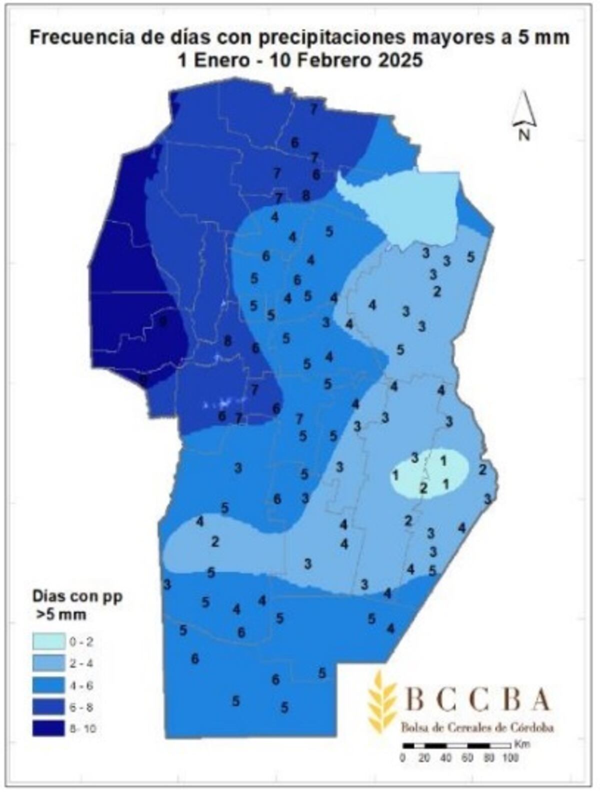 CAMPAÑA 2024/2025. La producción de granos en Córdoba. (BCCBA)