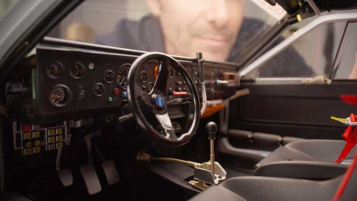 El Audi Quattro con el que Jorge Raúl Recalde brilló en 1984. Una versión a escala está a la venta.