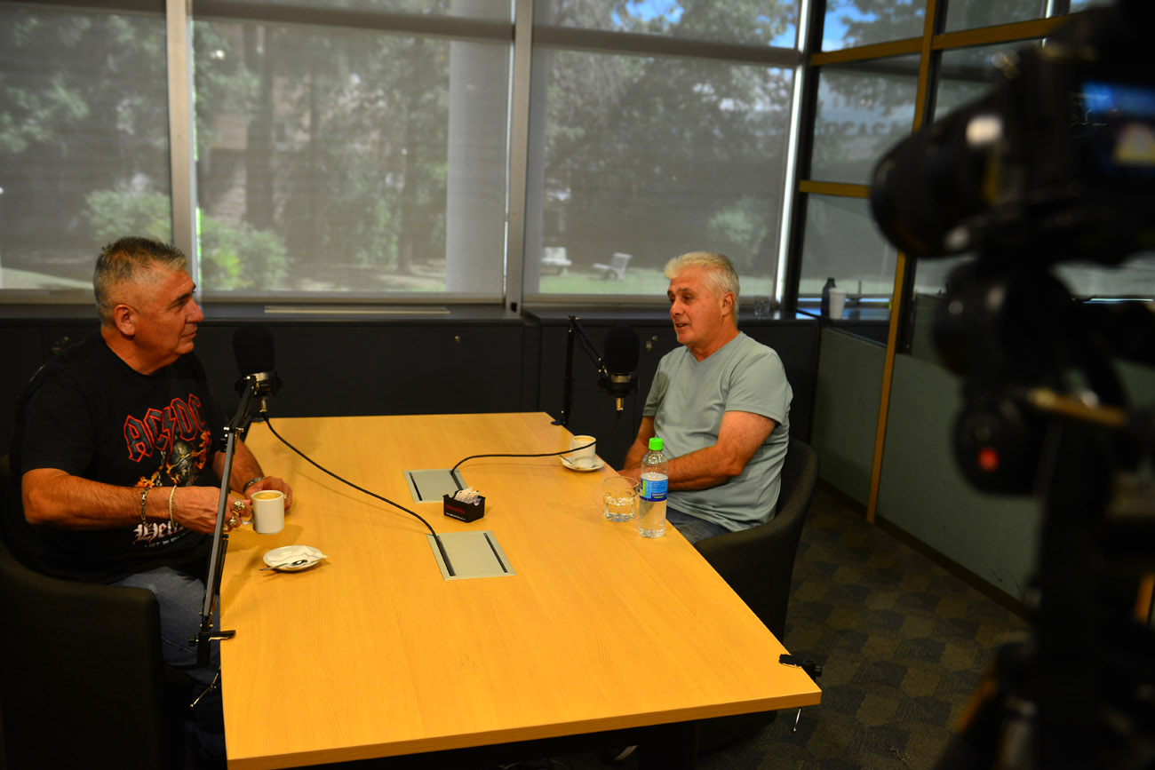 Una charla a fondo sobre el fútbol juvenil de Belgrano con Julio Constantin, múltiple campeón en formativas. (Nicolás Bravo / La Voz)